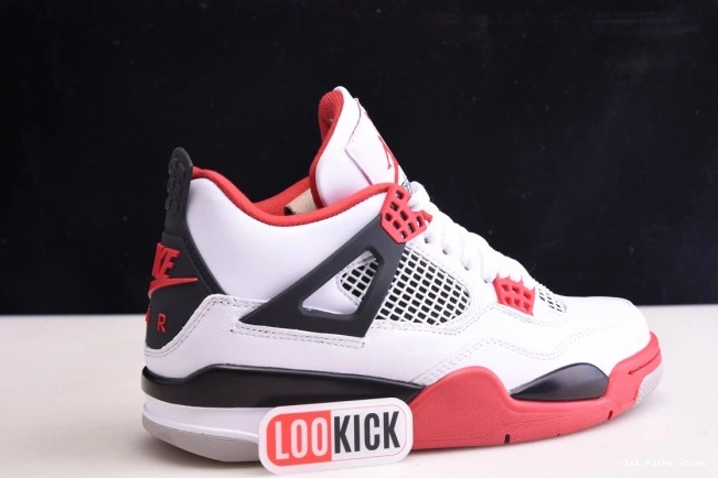 1st Kicks Jordan Red Retro Air Fire 4 DC7770-160 (2020) 0725